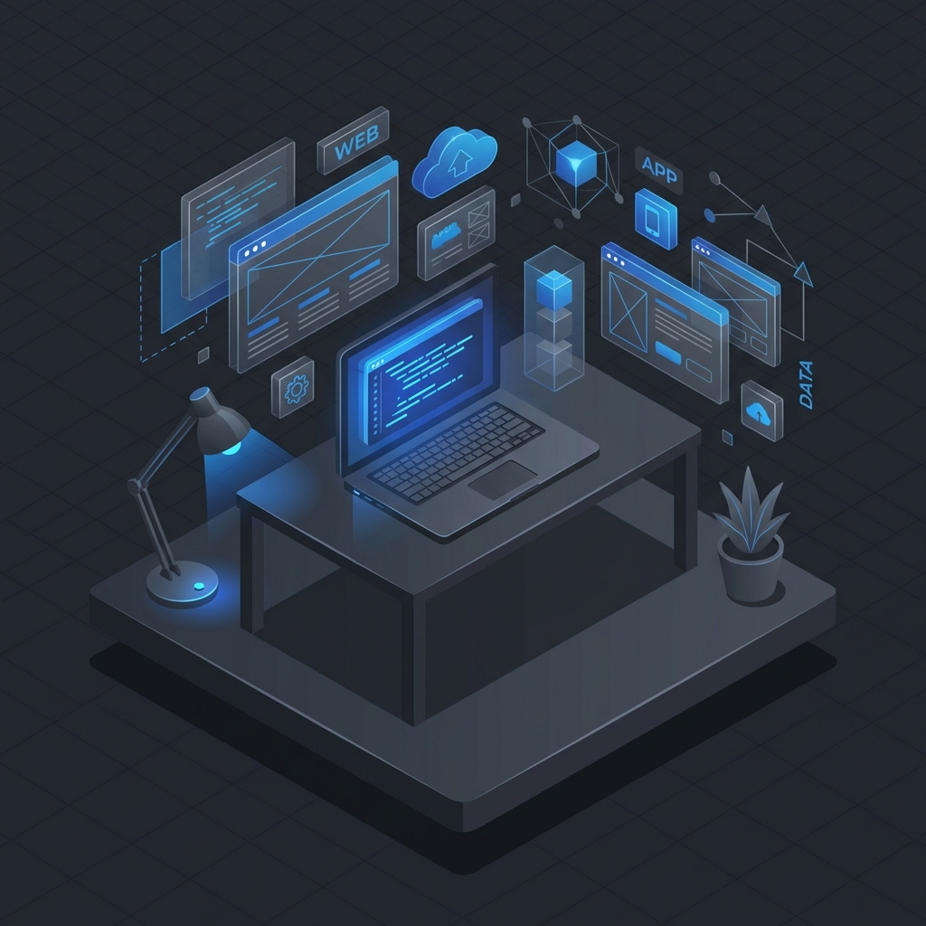 Web Development Services Illustration